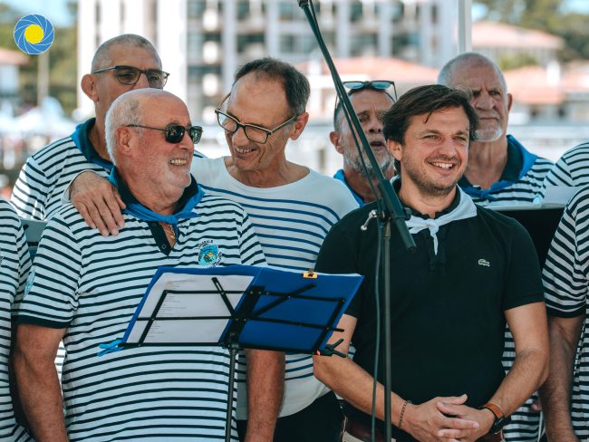 Le Maire de Capbreton et le Président de Macs